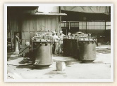 昭和40年ごろの殺菌釜の写真